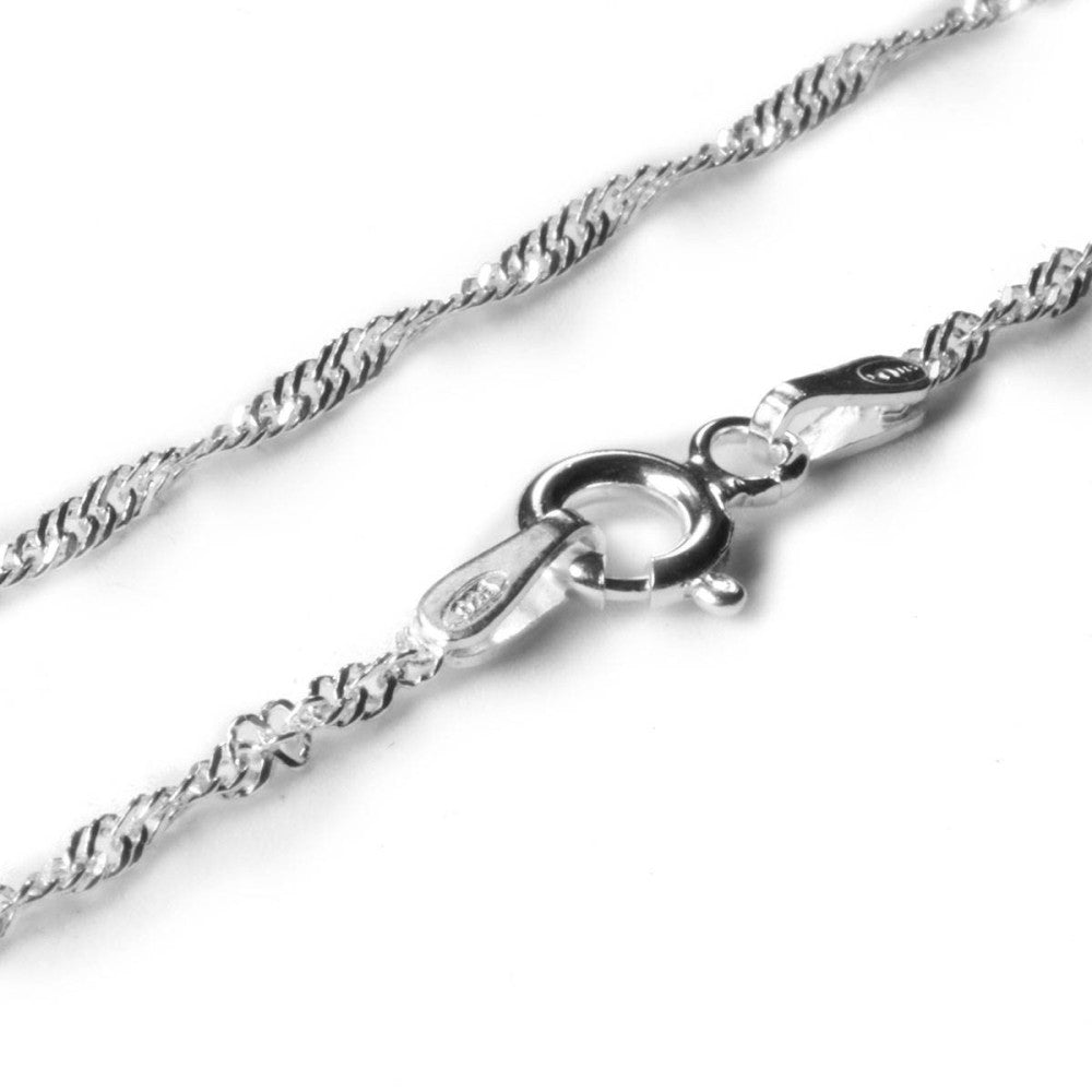 Collier Torsadé Gourmette 1,4mm — Argent 925