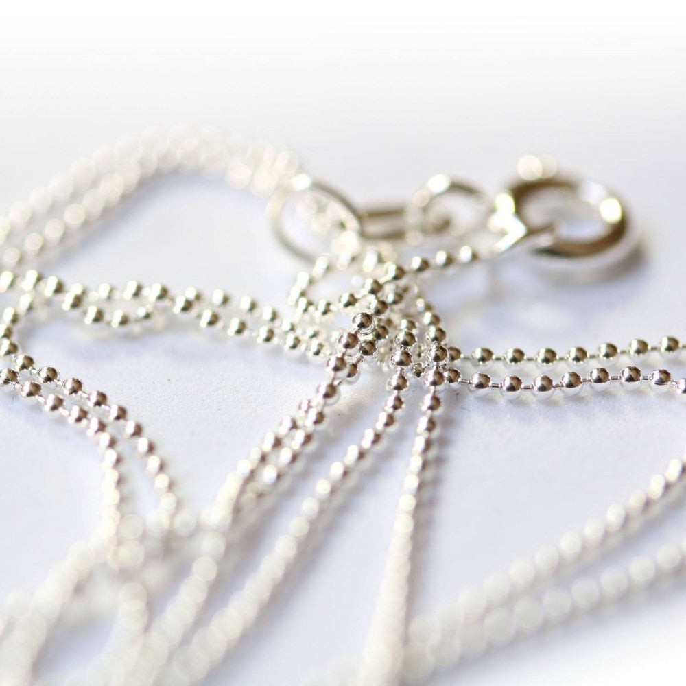 Collier Boule 1mm — Argent 925