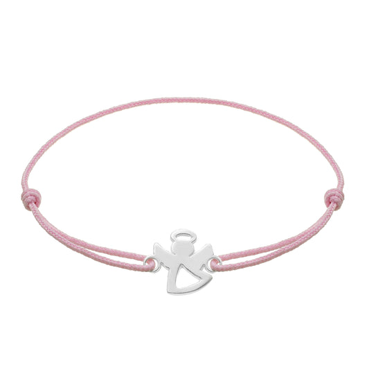 Bracelet Cordon Ange — Rose