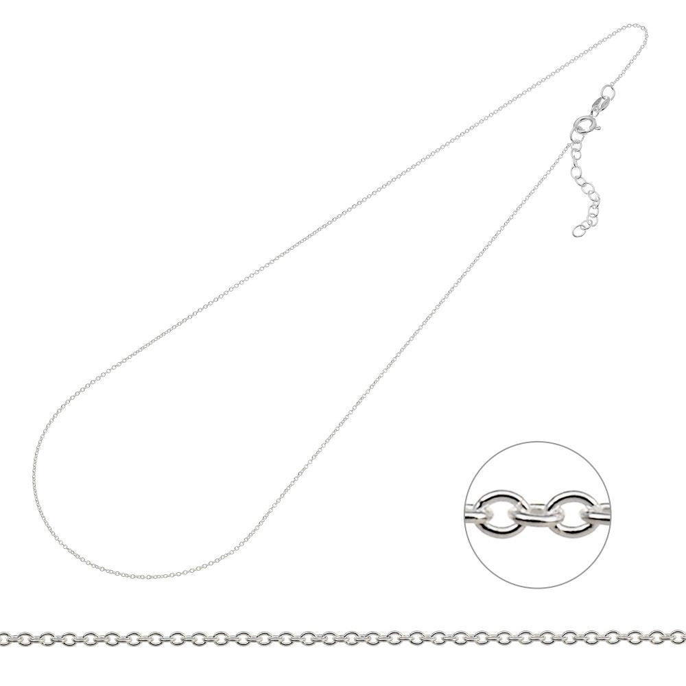 Collier Forçat 1mm — Argent 925
