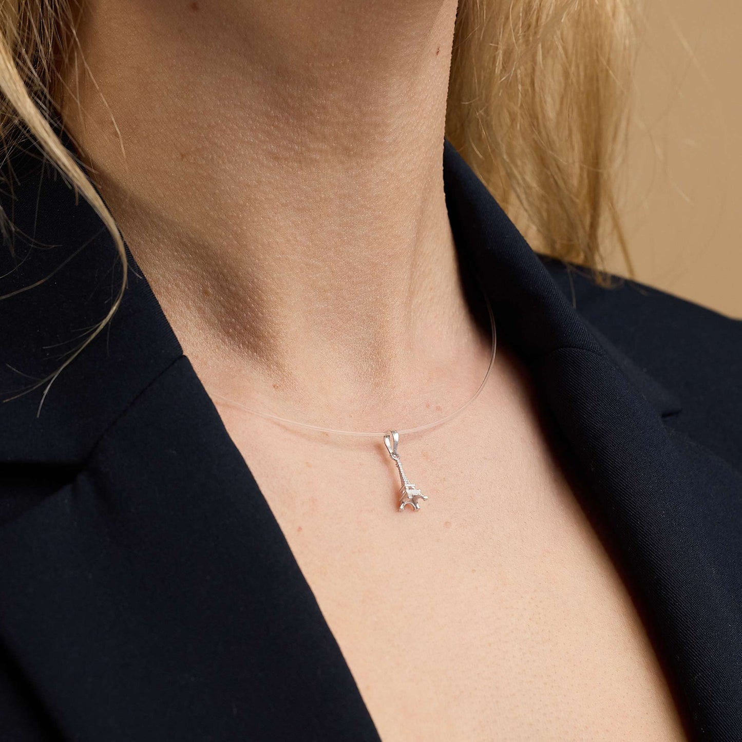 Pendentif Tour Eiffel — Argent 925
