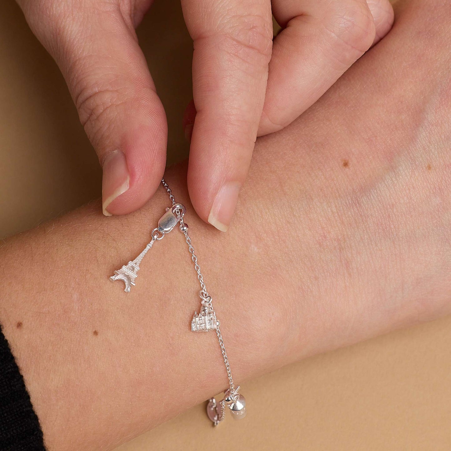 Paris Landmarks Bracelet – Recycled Sterling Silver 925