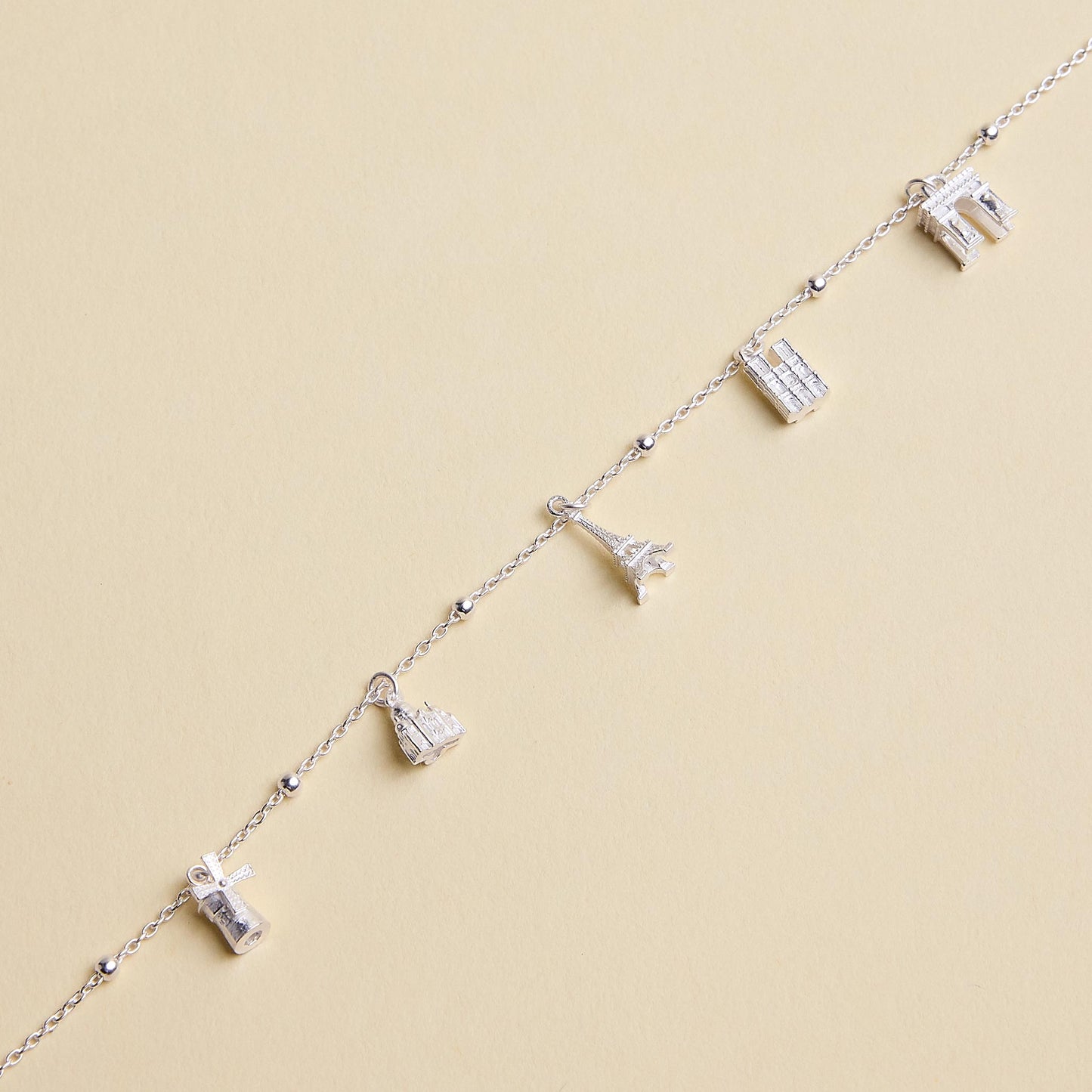 Paris Landmarks Bracelet – Recycled Sterling Silver 925